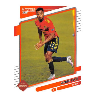 World Cup - Mistrovství světa - Fati Ansu - 2021-22 Donruss No.146