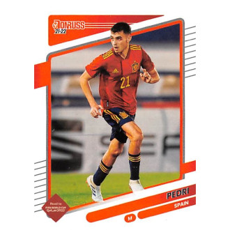 World Cup - Mistrovství světa - Pedri - 2021-22 Donruss No.151