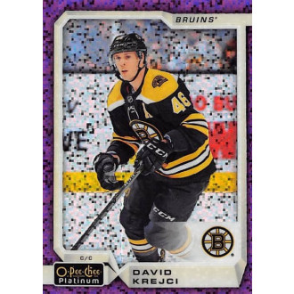 Paralelní karty - Krejčí David - 2018-19 O-Pee-Chee Platinum Violet Pixels No.129