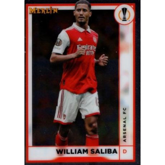 Champions League - Saliba William - 2022-23 Merlin Chrome UEFA Club Competitions No.14