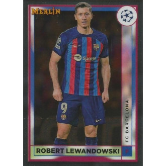 Champions League - Lewandowski Robert - 2022-23 Merlin Chrome UEFA Club Competitions No.53