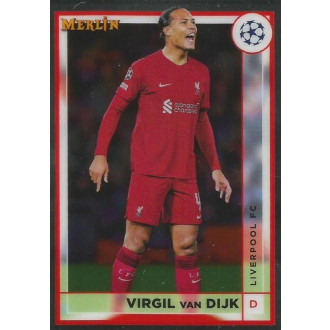 Champions League - van Dijk Virgil - 2022-23 Merlin Chrome UEFA Club Competitions No.89