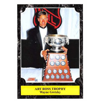 Řadové karty - Gretzky Wayne - 1991-92 Score Canadian Bilingual No.317