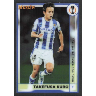 Champions League - Kubo Takefusa - 2022-23 Merlin Chrome UEFA Club Competitions No.124