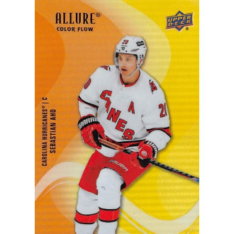 Insertní karty - Aho Sebastian - 2022-23 Allure Color Flow Orange Yellow No.1