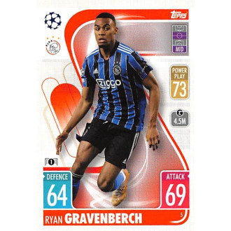 Champions League - Gravenberch Ryan - 2021-22 Topps Match Attax UCL No.5