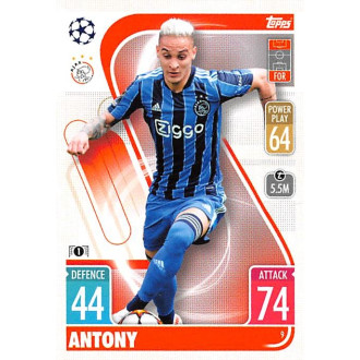 Champions League - Antony - 2021-22 Topps Match Attax UCL No.9