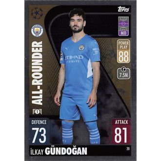 Champions League - Gundogan Ilkay - 2021-22 Topps Match Attax UCL No.20