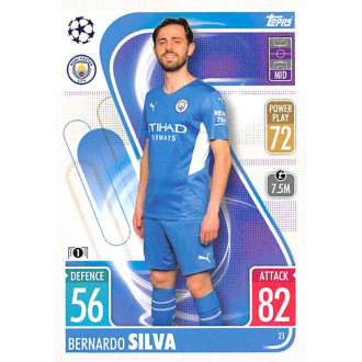 Champions League - Silva Bernardo - 2021-22 Topps Match Attax UCL No.21