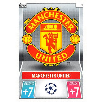 Champions League - Znak Manchester United - 2021-22 Topps Match Attax UCL No.28