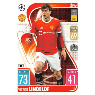 Champions League - Lindelof Victor - 2021-22 Topps Match Attax UCL No.32