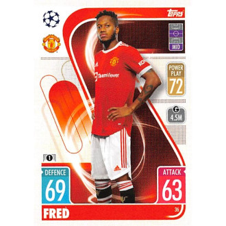 Champions League - Fred - 2021-22 Topps Match Attax UCL No.36