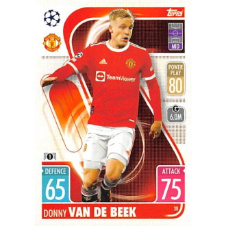 Champions League - van de Beek Donny - 2021-22 Topps Match Attax UCL No.38
