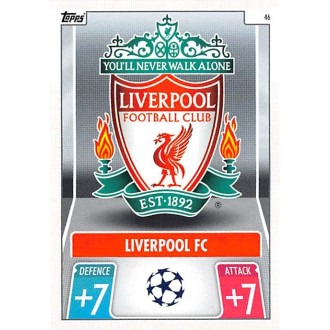 Champions League - Znak Liverpool - 2021-22 Topps Match Attax UCL No.46