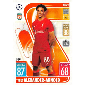Champions League - Alexander-Arnold Trent - 2021-22 Topps Match Attax UCL No.48