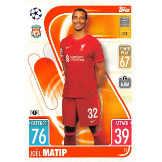 Champions League - Matip Joel - 2021-22 Topps Match Attax UCL No.53