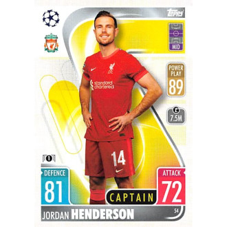 Champions League - Henderson Jordan - 2021-22 Topps Match Attax UCL No.54