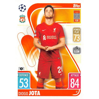 Champions League - Jota Diogo - 2021-22 Topps Match Attax UCL No.61
