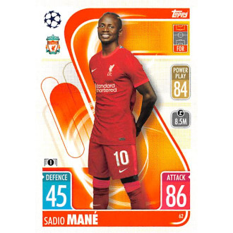 Champions League - Mane Sadio - 2021-22 Topps Match Attax UCL No.62