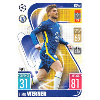 Champions League - Werner Timo - 2021-22 Topps Match Attax UCL No.81