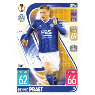 Champions League - Praet Dennis - 2021-22 Topps Match Attax UCL No.94