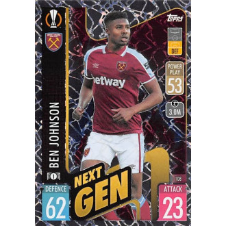 Champions League - Johnson Ben - 2021-22 Topps Match Attax UCL No.108