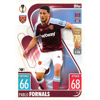 Champions League - Fornals Pablo - 2021-22 Topps Match Attax UCL No.112