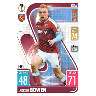 Champions League - Bowen Jarrod - 2021-22 Topps Match Attax UCL No.116