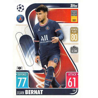 Champions League - Bernat Juan - 2021-22 Topps Match Attax UCL No.139