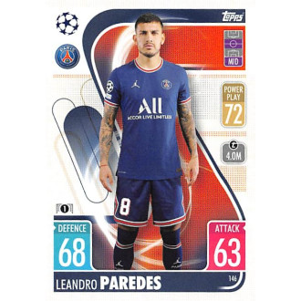 Champions League - Paredes Leandro - 2021-22 Topps Match Attax UCL No.146