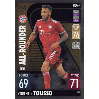 Champions League - Tolisso Corentin - 2021-22 Topps Match Attax UCL No.164