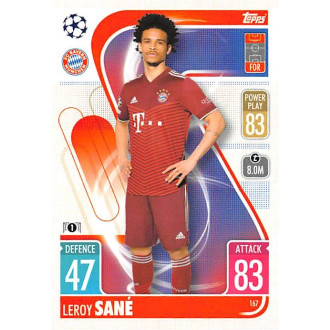 Champions League - Sane Leroy - 2021-22 Topps Match Attax UCL No.167