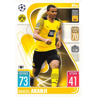 Champions League - Akanji Manuel - 2021-22 Topps Match Attax UCL No.177