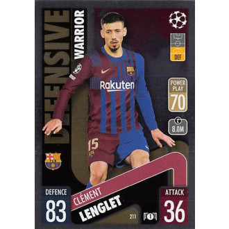 Champions League - Lenglet Clement - 2021-22 Topps Match Attax UCL No.211