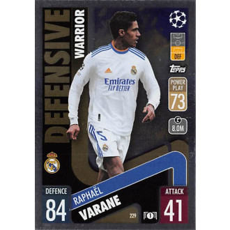 Champions League - Varane Raphael - 2021-22 Topps Match Attax UCL No.229