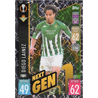 Champions League - Lainez Diego - 2021-22 Topps Match Attax UCL No.287