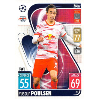 Champions League - Poulsen Yussuf - 2021-22 Topps Match Attax UCL No.306