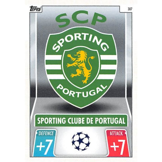 Champions League - Znak Sporting Clube de Portugal - 2021-22 Topps Match Attax UCL No.307