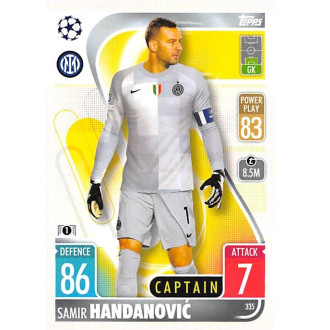 Champions League - Handanovic Samir - 2021-22 Topps Match Attax UCL No.335