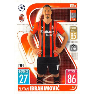 Champions League - Ibrahimovic Zlatan - 2021-22 Topps Match Attax UCL No.351