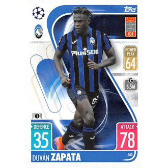 Champions League - Zapata Duvan - 2021-22 Topps Match Attax UCL No.360