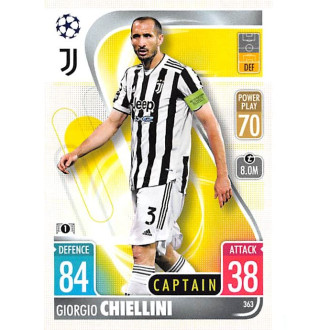 Champions League - Chiellini Giorgio - 2021-22 Topps Match Attax UCL No.363
