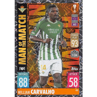 Champions League - Carvalho William - 2021-22 Topps Match Attax UCL No.404