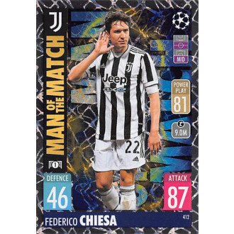 Champions League - Chiesa Federico - 2021-22 Topps Match Attax UCL No.412