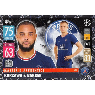 Champions League - Kurzawa Layvin, Bakker Mitchel - 2021-22 Topps Match Attax UCL No.423