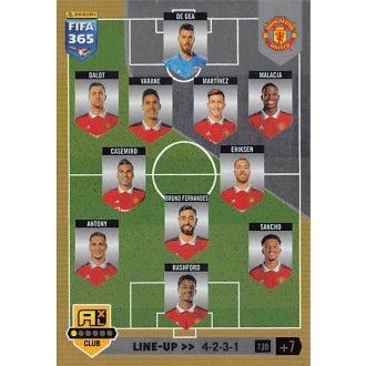 Panini FIFA 365 - Line-Up Manchester United FC - 2023 Panini Adrenalyn XL FIFA 365 No.130