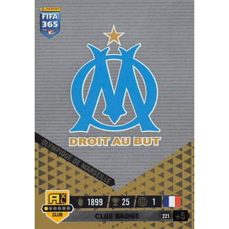 Panini FIFA 365 - Club Badge Olympique Marseille - 2023 Panini Adrenalyn XL FIFA 365 No.221