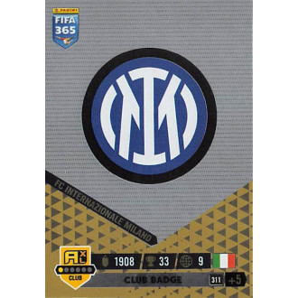 Panini FIFA 365 - Club Badge Inter Milan - 2023 Panini Adrenalyn XL FIFA 365 No.311