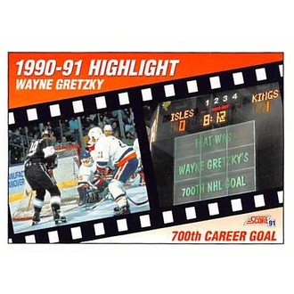 Řadové karty - Gretzky Wayne - 1991-92 Score American No.413
