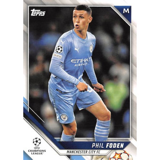 Champions League - Foden Phil - 2021-22 Topps UEFA Champions League No.76